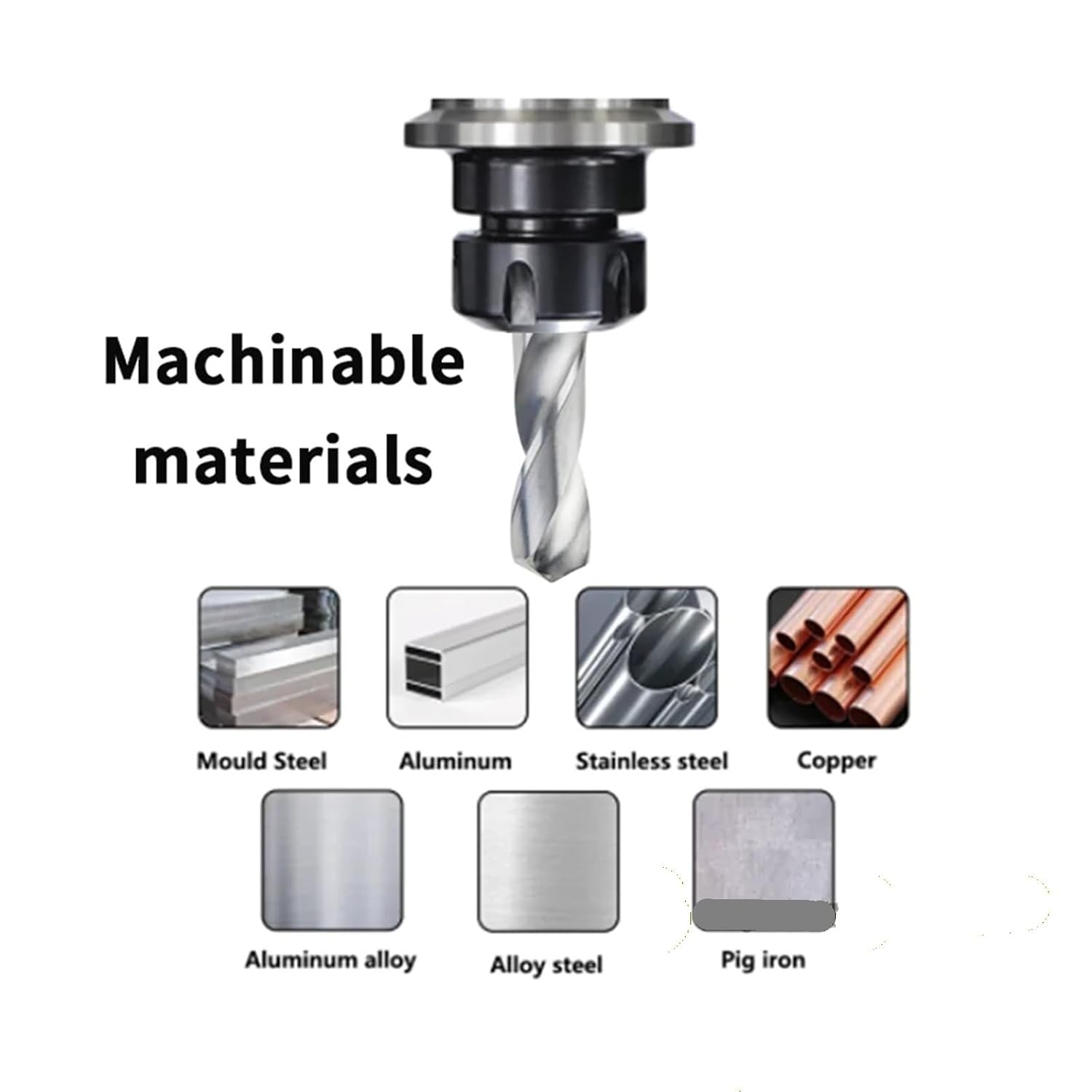 1pcs Solid Tungsten Drll Bit Carbide Drill Bits for CNC Carbide Drill Bits 1.0-20mm Metalworking Bit Carbide Milling Cutter(6.8x28x55L)