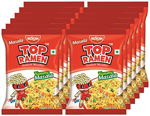 Image of Top ramen Masala Noodles, 70G (Pack of 12), 840 Gm