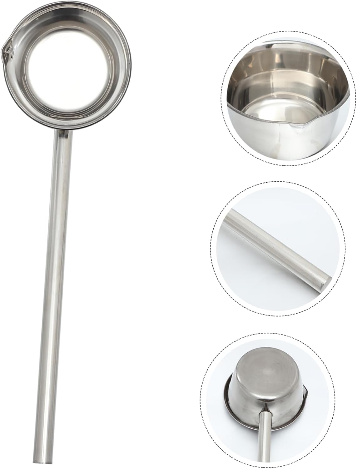 DECHOUS Stainless Steel Ladle Long Handle Watering Ladle for Garden Kitchen Scoop