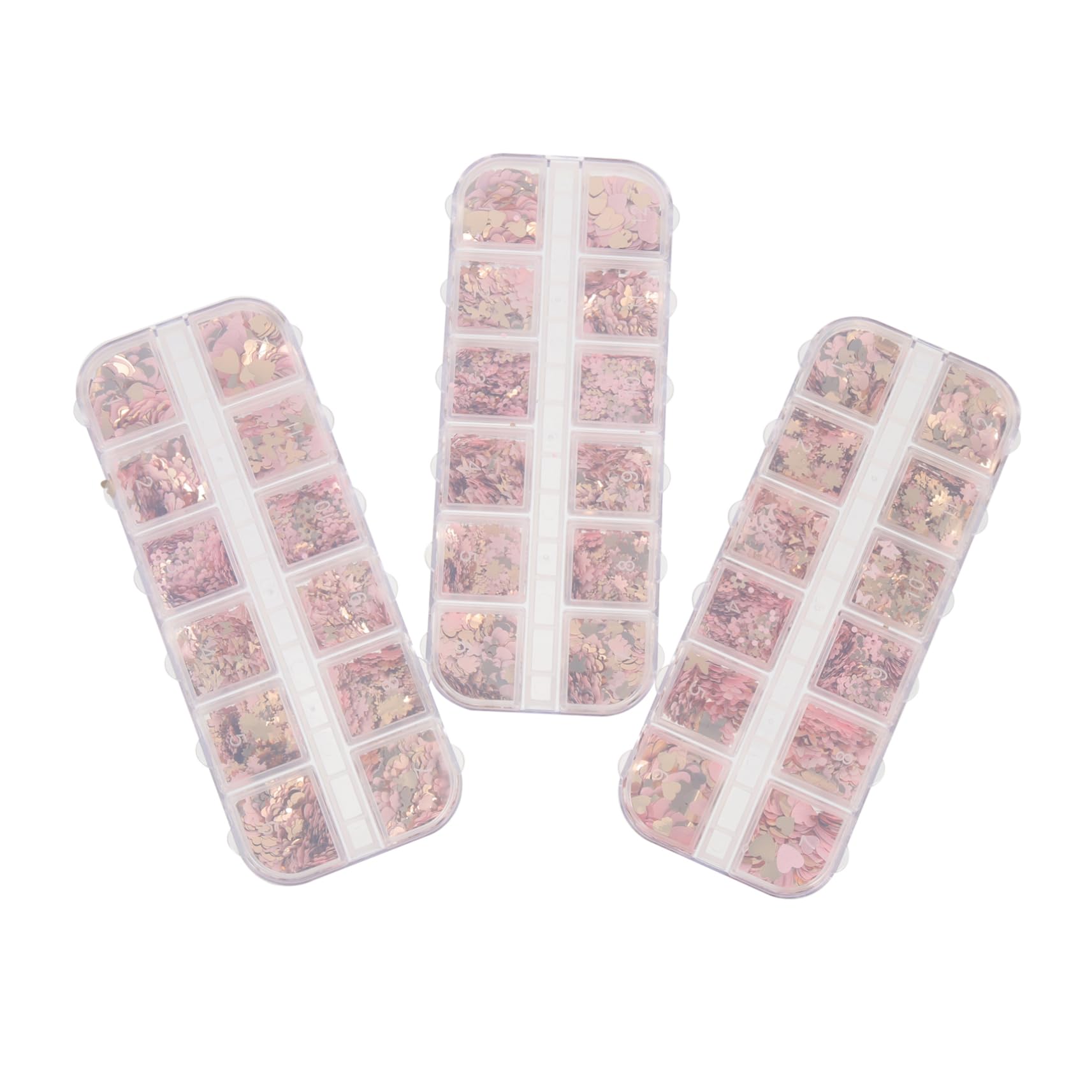 VICASKY Nail Art Glitters Iridescent Nail Glitter Flakes DIY Sequins Makeup Sequins