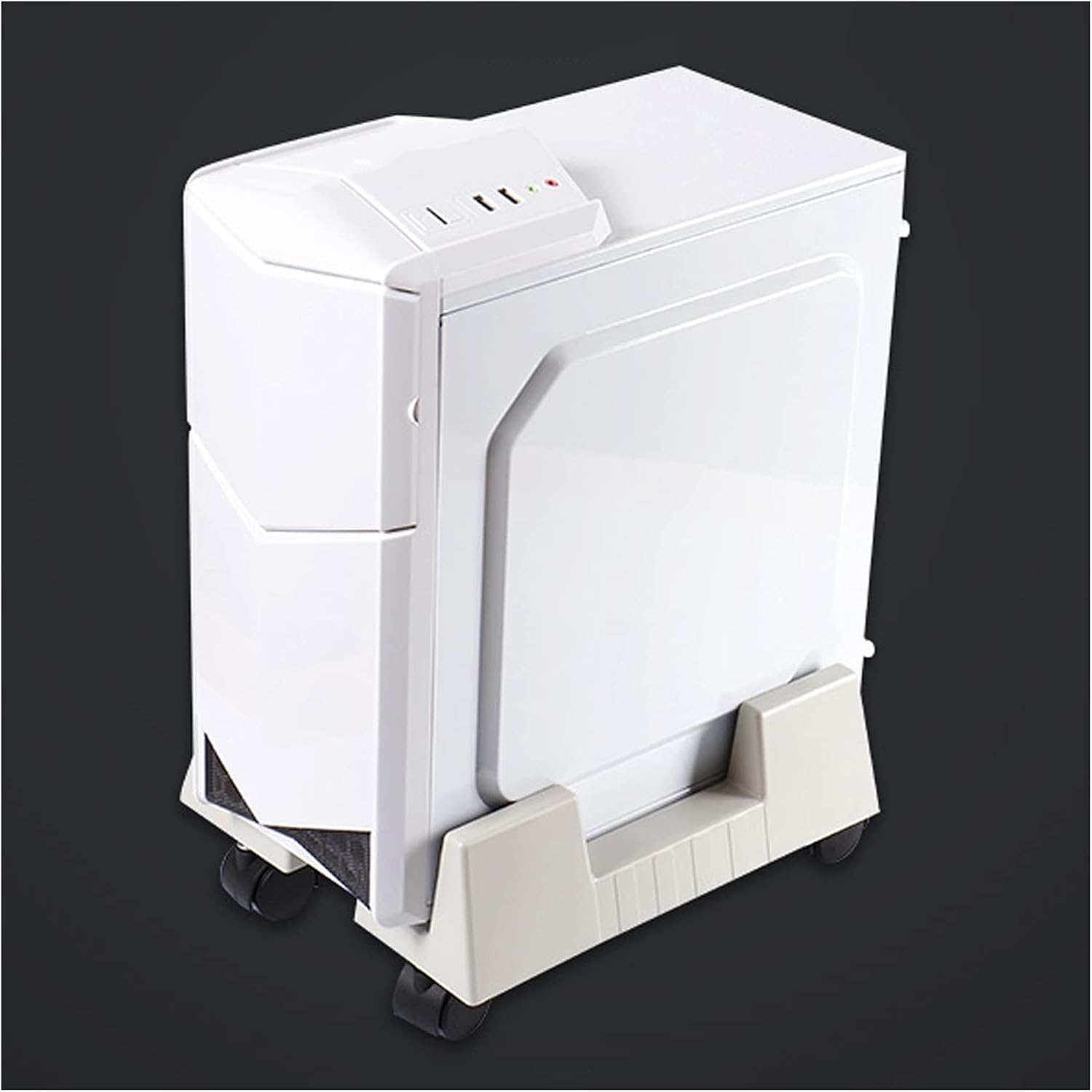 Soporte rodante, | Soporte Pc for Alfombra,Soporte CPU Móvil,Ajustable y PC con Ruedas(Green)