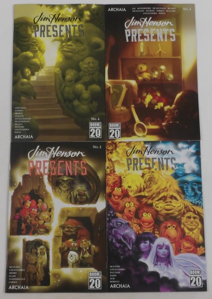 Jim Henson Presents #1-4 VF/NM complete series Labyrinth - Dark Crystal - Fraggle Rock ; Archaia