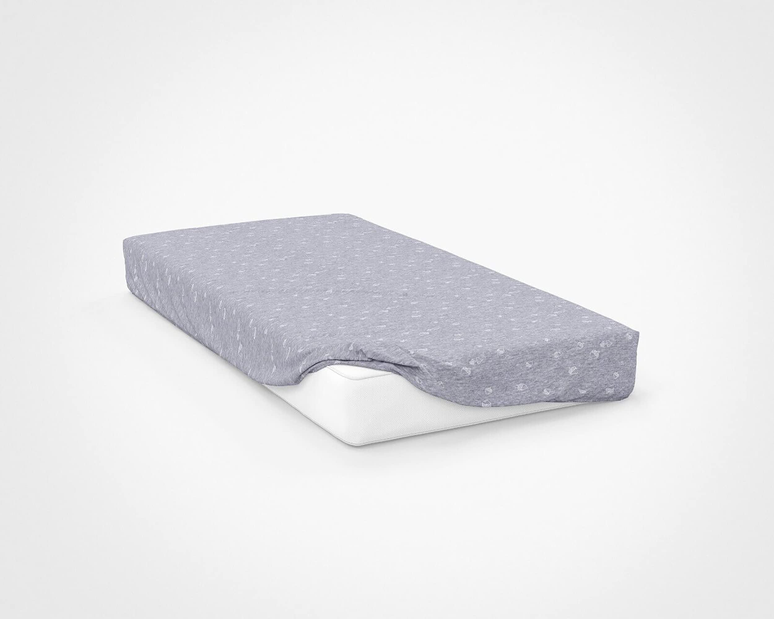 NightComfort 100% Jersey Cotton Knitted Cot Bed Fitted Sheet Mattress Cover, Strawberries, 120cm x 60cm (Cot/Travel Cot Size) โ image 1