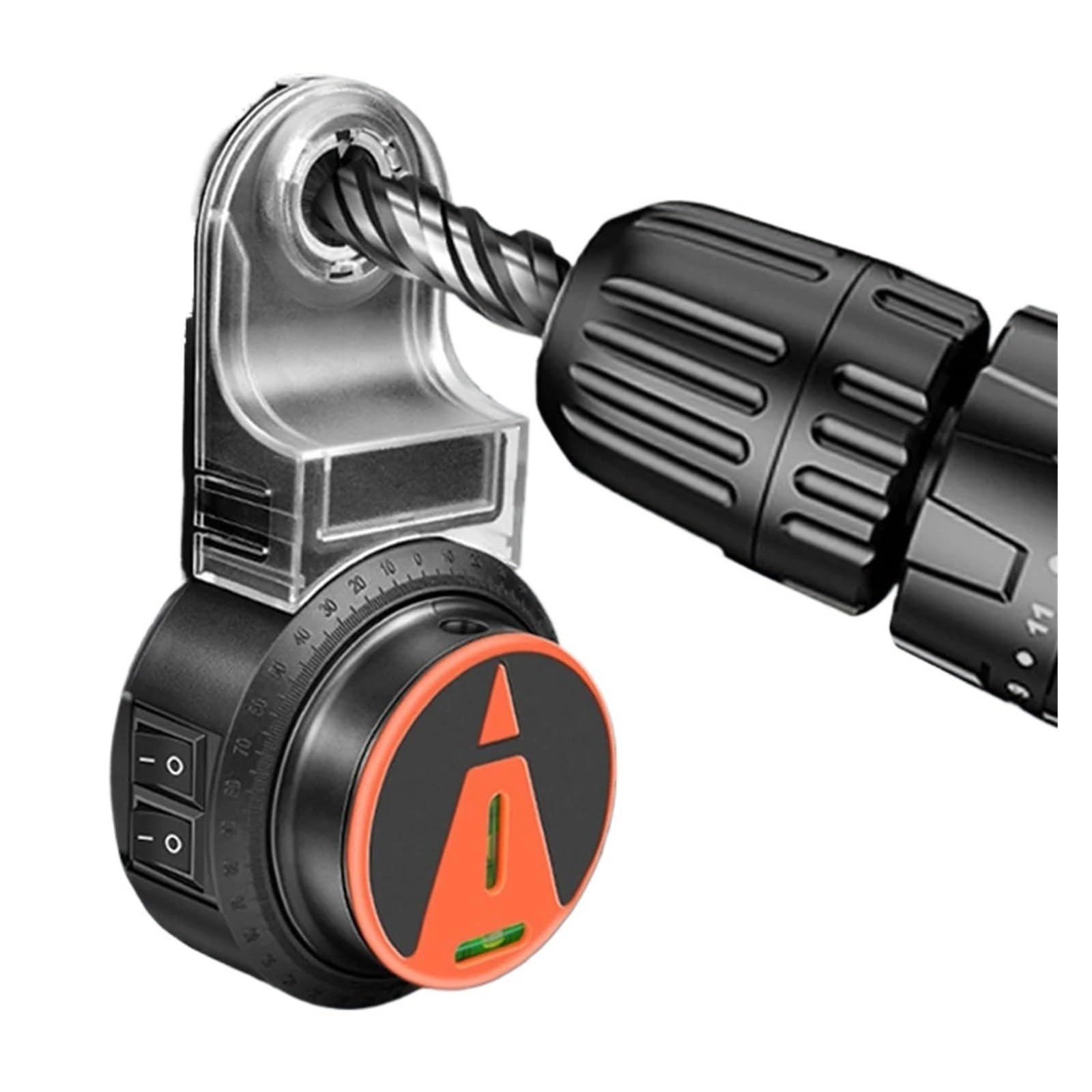 Accesorios de aspiración para taladros eléctricos Herramienta de limpieza del accesorio del colector horizontal de 360° del colector de brocas 2 en 1
