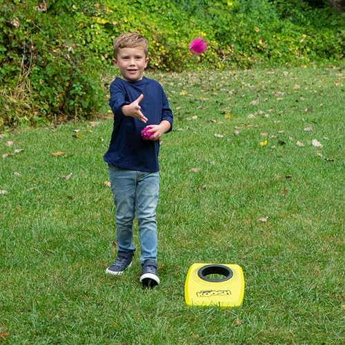 Image of Koosh Cornhole Set for Kids, Outdoor Toys for Kids, Koosh Balls Included | Perfect for Beginners, Preschool Toys, Easy Storage, 1 Kornhole Board, 6 Koosh Balls Included, Screen-Free, Holiday Game