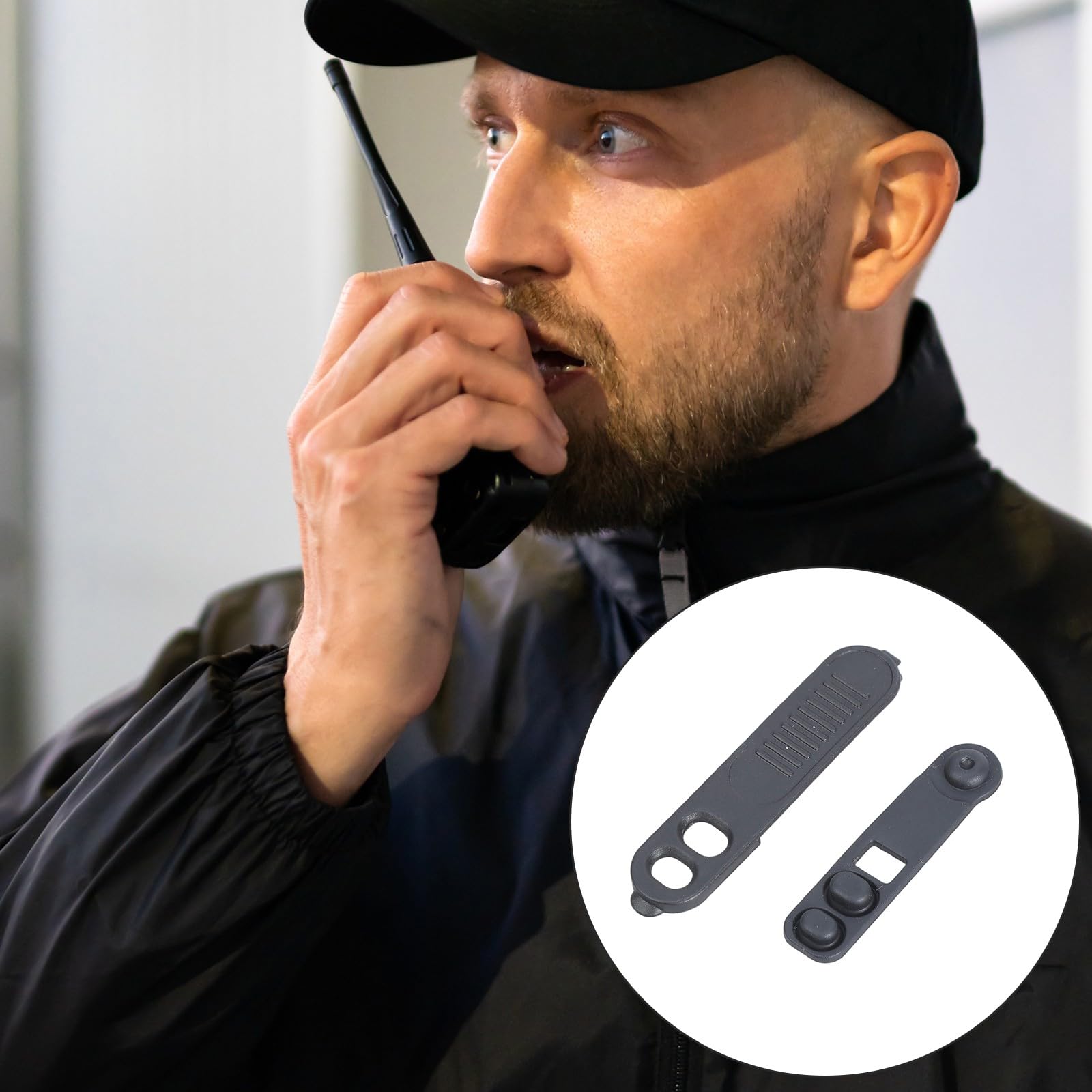 Wegiwuca Frame Rubber Button Radio Replacement Walkies Talkies Repair Communication Accessory Designs for CP200 EP450 CP040