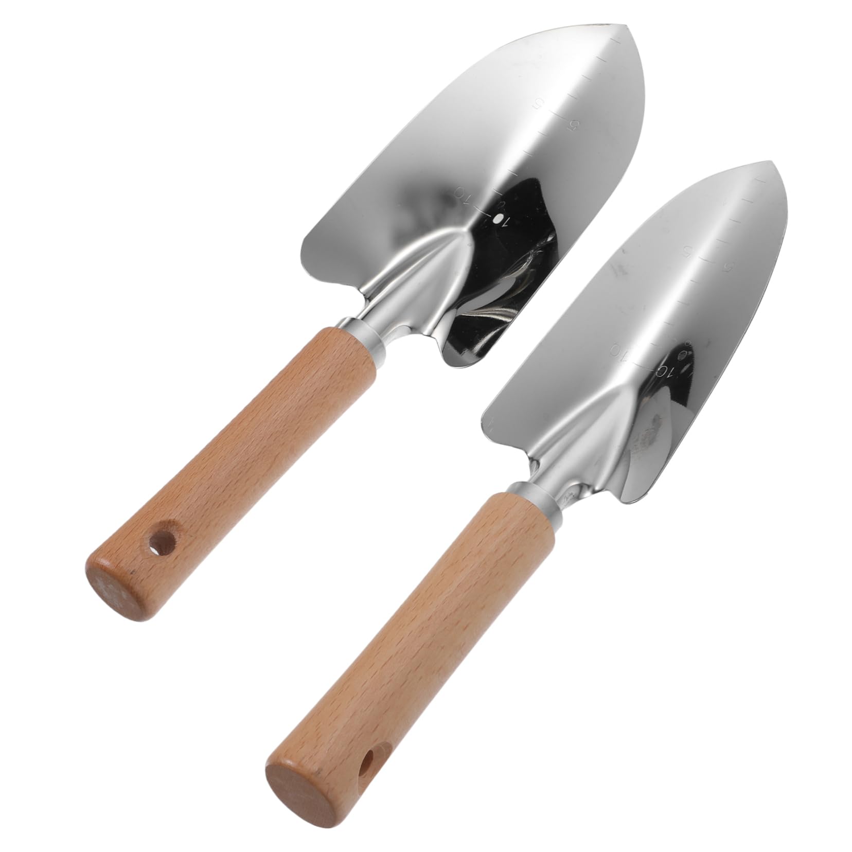 CIYODO Metal Garden Shovel Set 2-Piece Hand Tool Set Trowel Weeding Tools Perfect for Yard Soil Digging