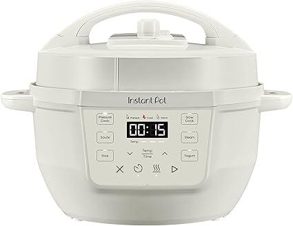 Instant Pot 4QT RIO Mini 7-in-1 Multi-Cooker, Pressure Cooker, Slow cook, Sauté, Steam, Rice Maker, Yogurt, & Warmer, Sea Salt, 4 Quarts