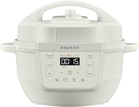 Instant Pot 4QT RIO Mini 7-in-1 Multi-Cooker, Pressure Cooker, Slow cook, Sauté, Steam, Rice Maker, Yogurt, & Warmer, Sea Salt, 4 Quarts