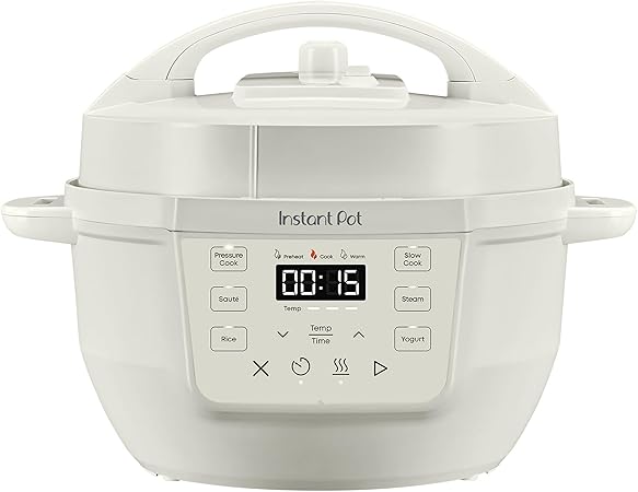 Instant Pot 4QT RIO Mini 7-in-1 Multi-Cooker, Pressure Cooker, Slow cook, Sauté, Steam, Rice Maker, Yogurt, & Warmer, Sea Salt, 4 Quarts