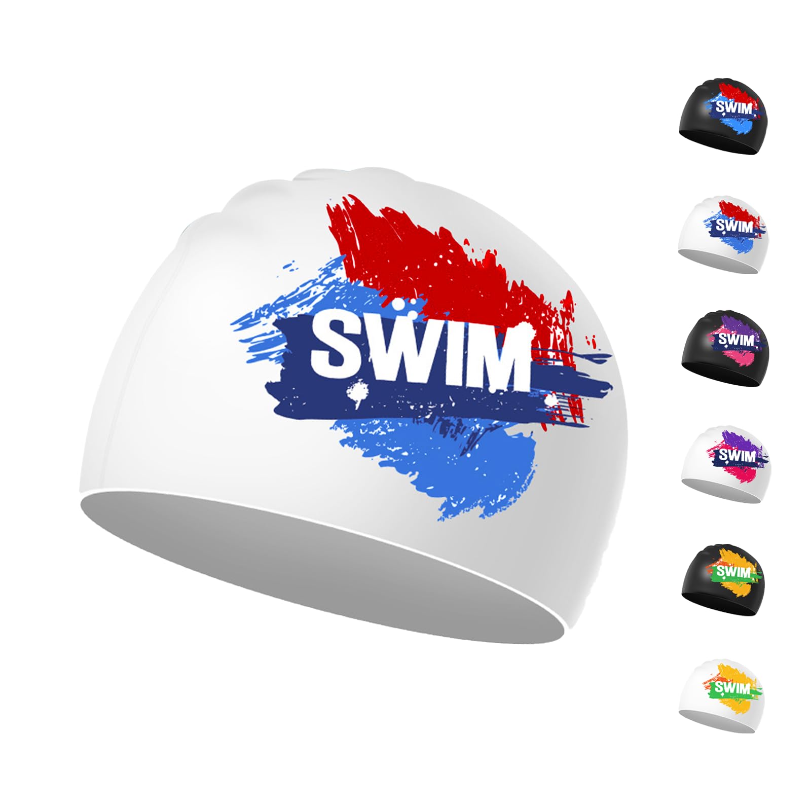 Cuffia Piscina Bambini età 6-14 - Cuffia Nuoto Bimbino Bimbina Silicone e Impermeabile