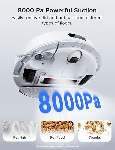 Miniatura 3 de roborock Q7 L5 Robot Aspiradora y Trapeador Combo, Succión de 8,000 Pa, actualizado desde Q5 Pro, sistema dual antienredos, navegación LiDAR, zonas