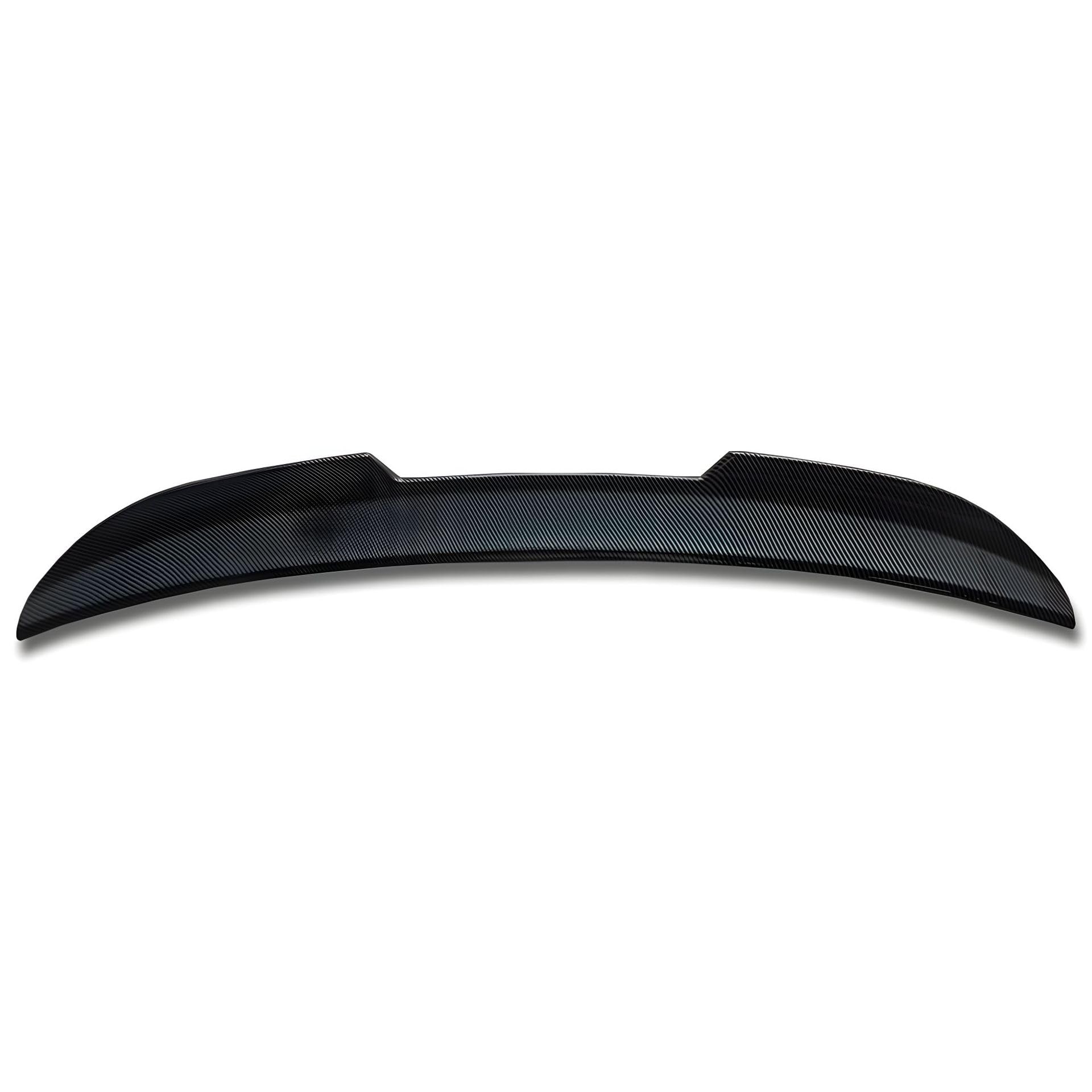 BTFLKAX Car Rear Spoiler for BMW 3 Series G20 2020- Modified PSM, Rear Trunk Boot Lip Spoiler Rear Wing Body Kits Car Spoiler Rear Splitter Modification Accessories, Carbon Fiber Texture