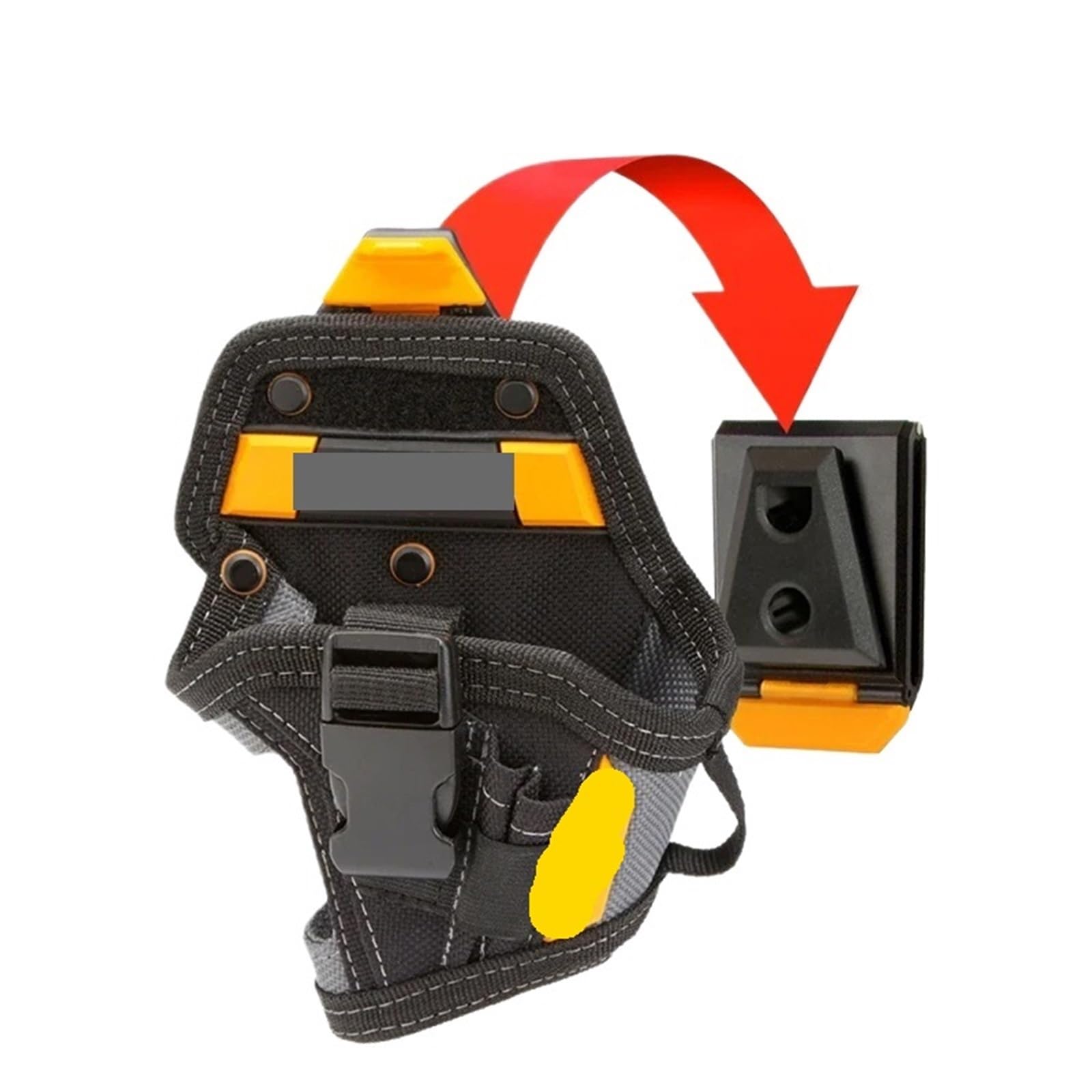Holster Perceuse Étui de perceuse à main Compact, ensemble, ceinture multifonctionnelle Portable, sac outils décoration robuste