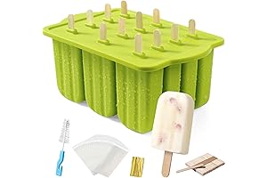 MEETRUE Paletas de Helado Maker (Pack of 12) - DIY Popsicle Molds...