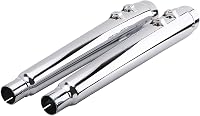 JFG RACING 4 colos kipufogócső króm megafon slipon szilenszer Harley Davidson 3