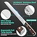 HAUSHOF Bread Knife with Sheath, 8-Inch Serrated Bread Knife for Homemade Bread, 5Cr15Mov Premium Stainless Steel Bread Cutter with Gift Box for Mom Dad, Full Tang and Ergonomic Handle