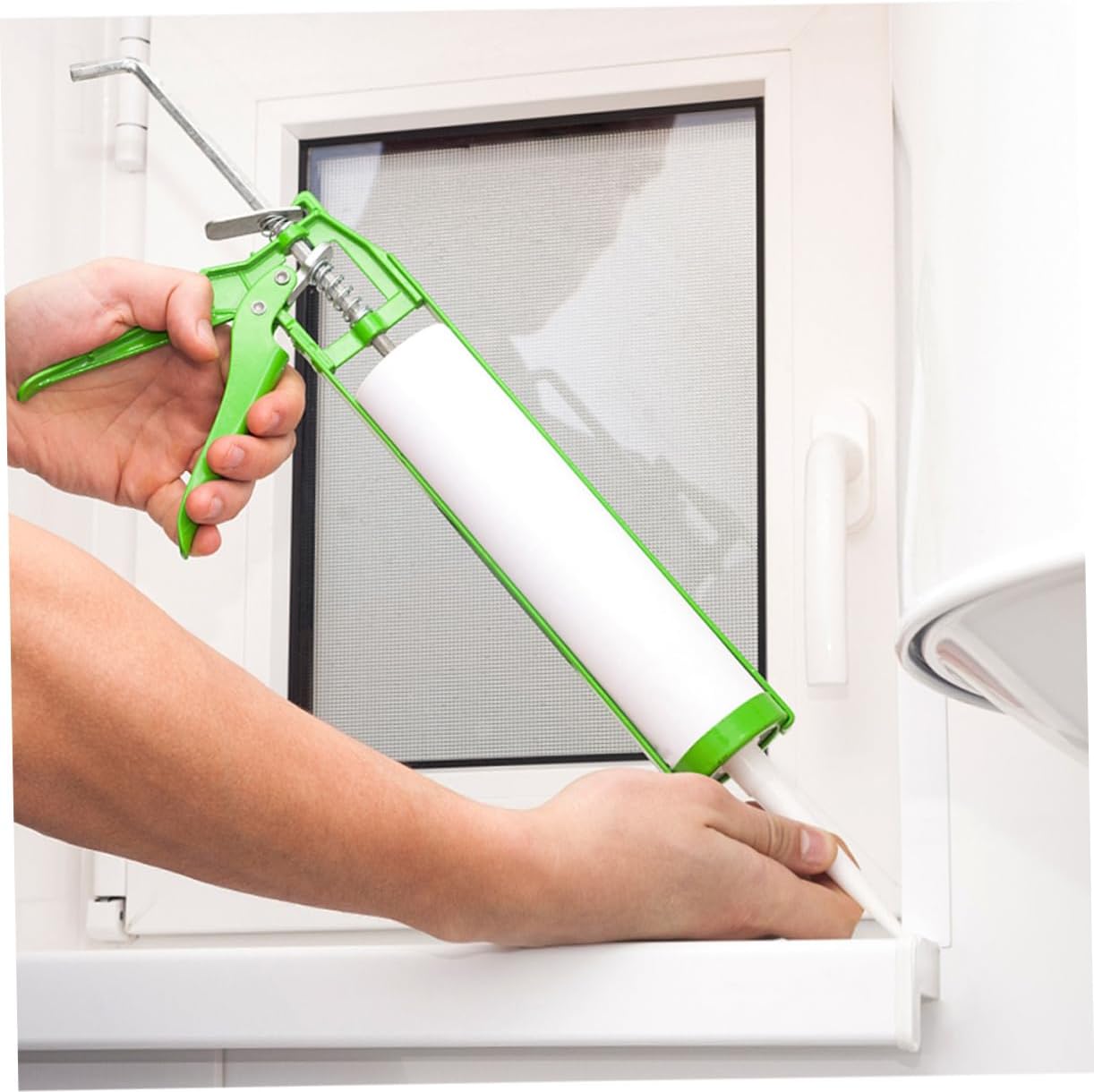 4 Pack Plastic Caulk Tubes Refillable Reusable for Tiles Leaks