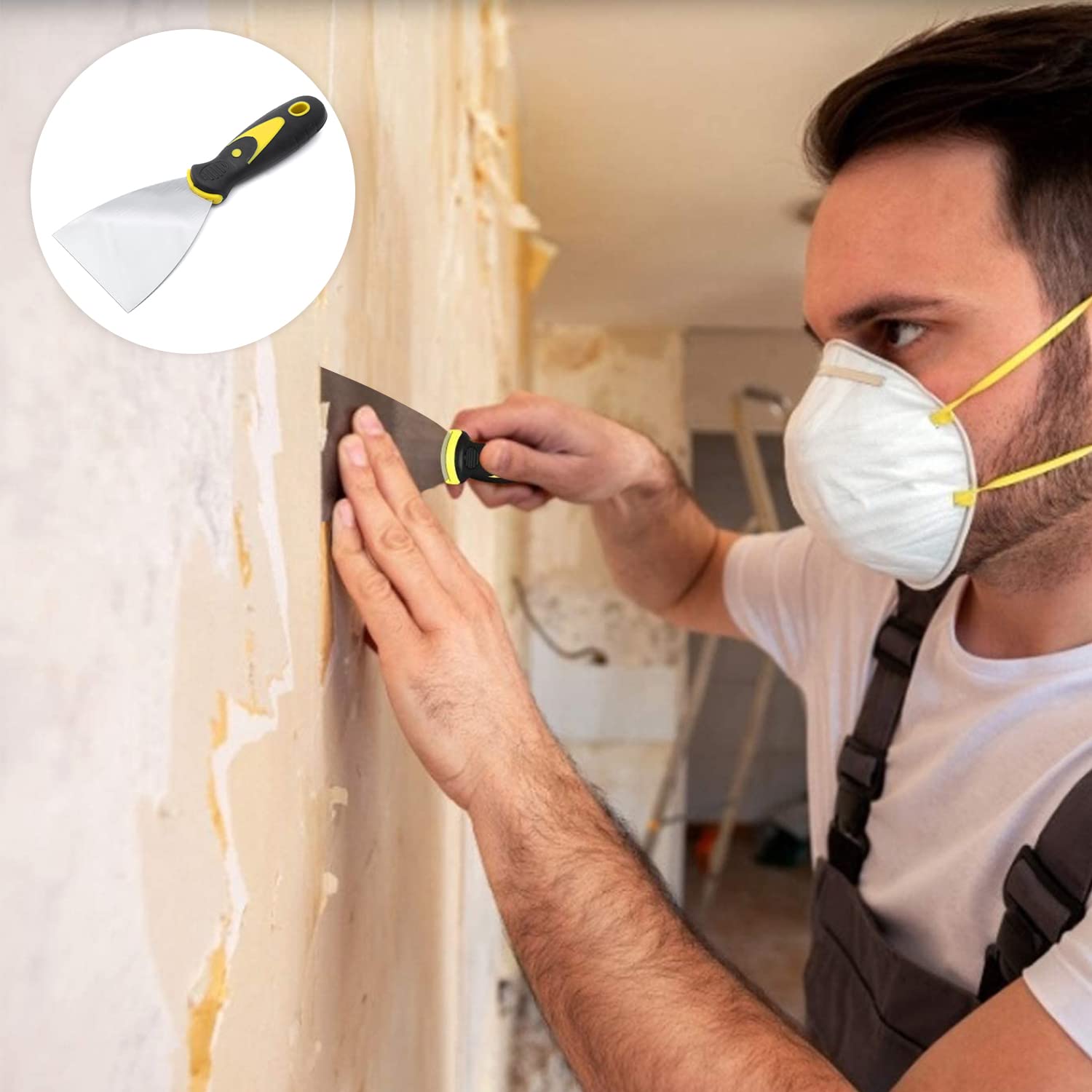 Ally-MAGIC Scraper Set - Paint & Wallpaper Removal -4