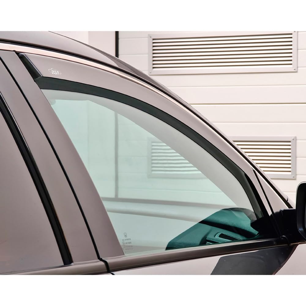 DGA Wind Deflectors compatible with Citroën C5 Aircross 2019- (2-pieces), Grey