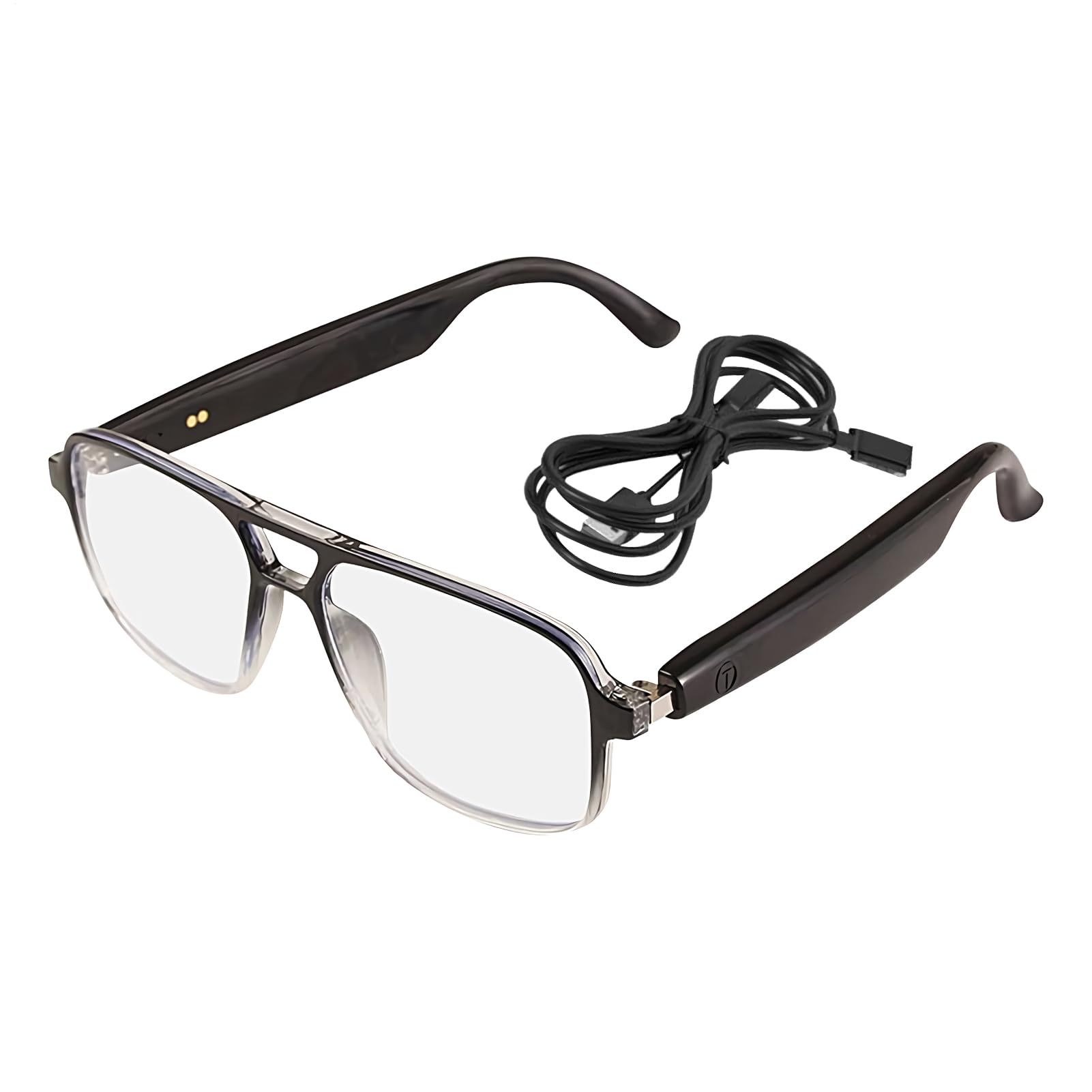 Occhiali Intelligenti Uomo Occhiali con Intelligenza Artificiale per | Occhiali Eleganti Multifunzione con Batteria a Lunga Durata Ideali per Lettura Linguistica