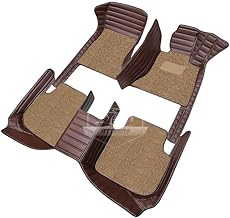 10D Car Foot Mat for Hyundai Creta Old (2016-2019) Premium Leatherette Luxurious & Elegant Look | 100% Waterproof and Dust Proof | Custom Fitted Car Floor Mat (Coffee Grass Beige)