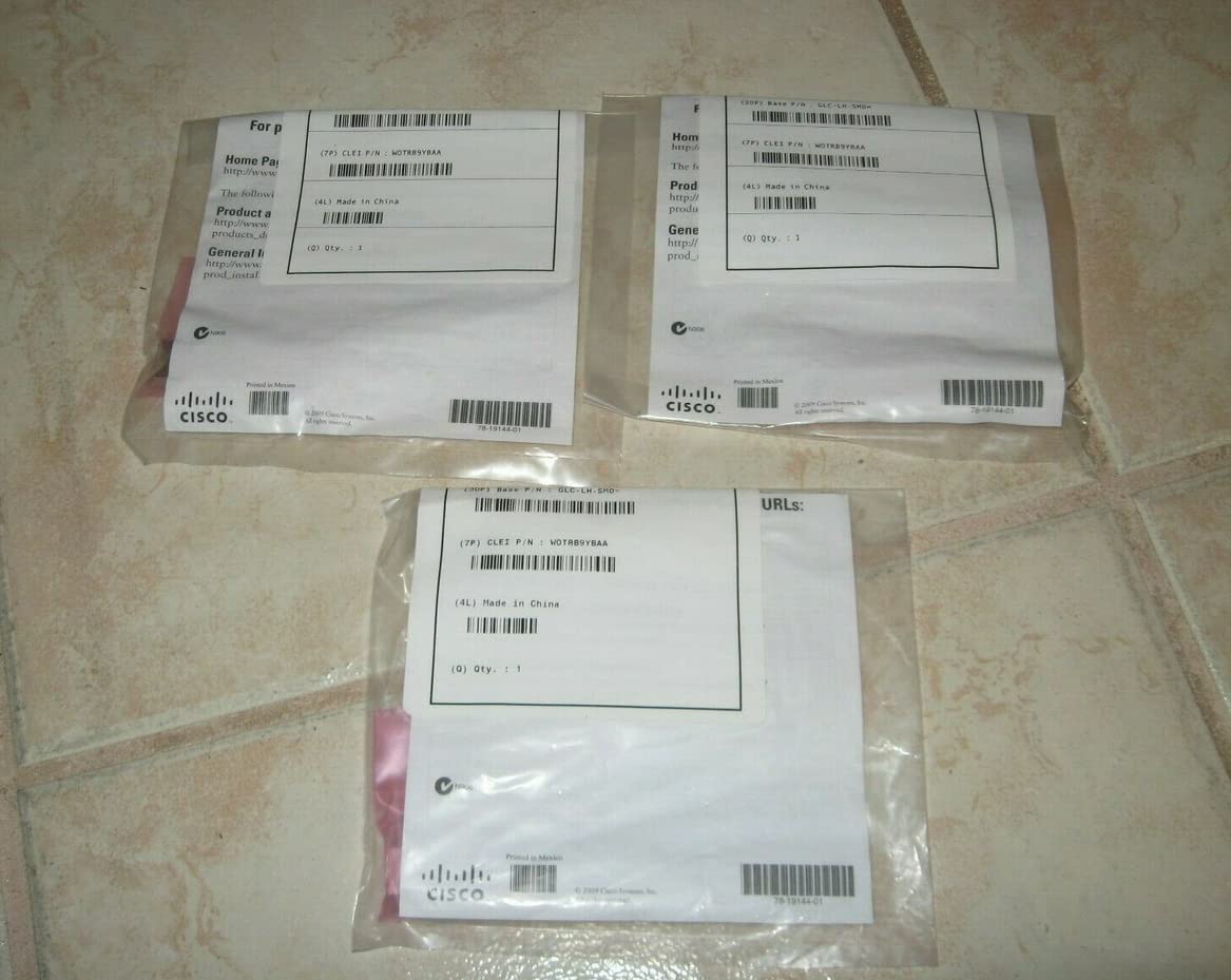 LOT of 3 GLC-LH-SMD 10-2625-01 Transceiver Module