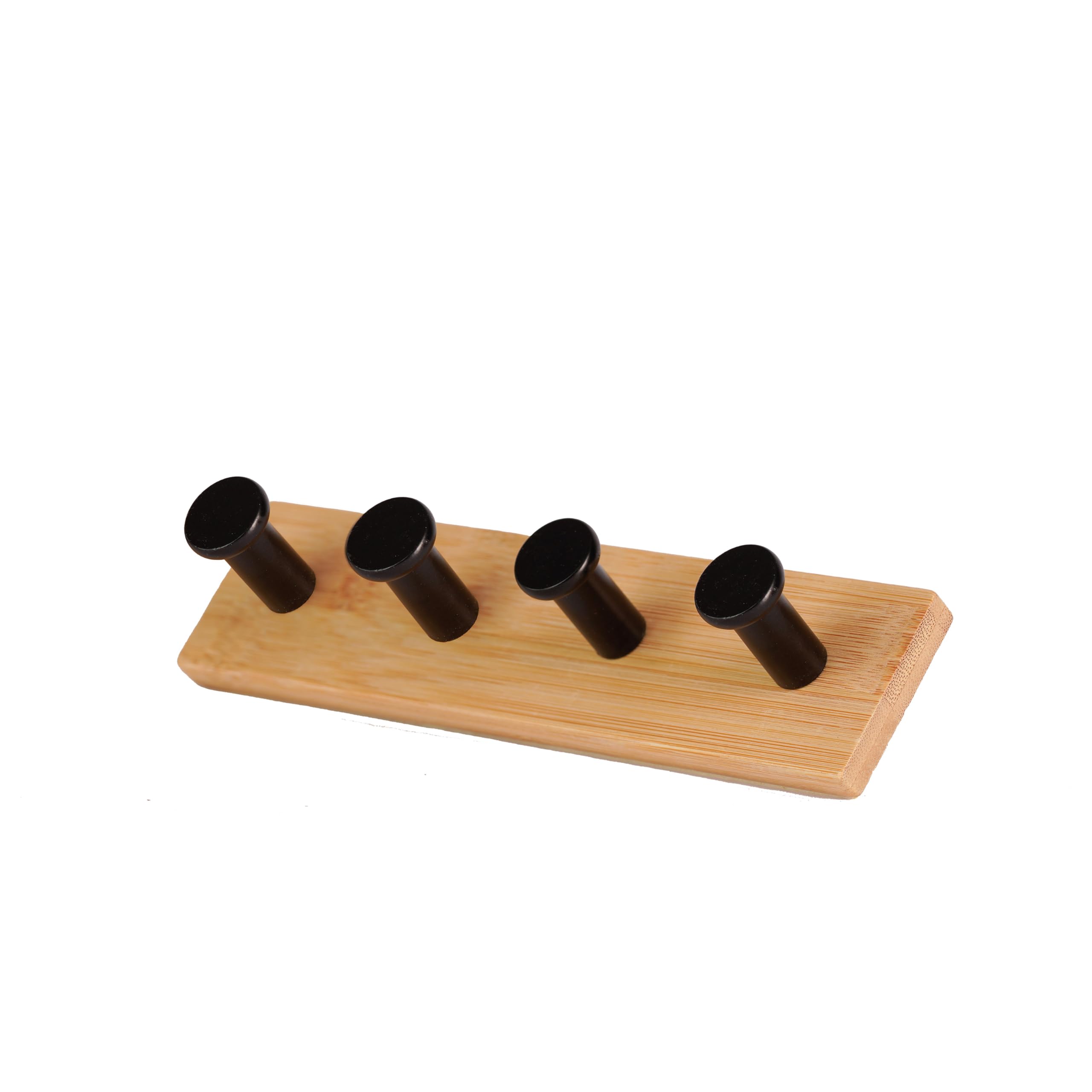 Colgador Llaves Pared en Madera, Cuelga Llaves Pared, Colgador de Llaves para Pared con 4 Ganchos, Home Llavero Pared, Soporte Portallaves de Pared en Madera para Hogar, Oficina, Dormitorio, Cocina