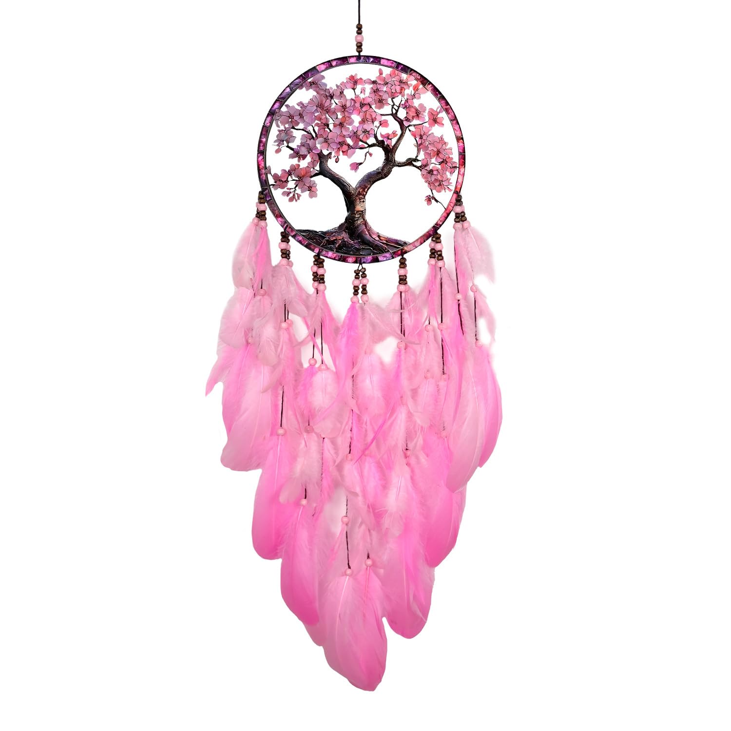Attrape-rêves avec plumes, cadeau idéal pour femmes et jeunes filles