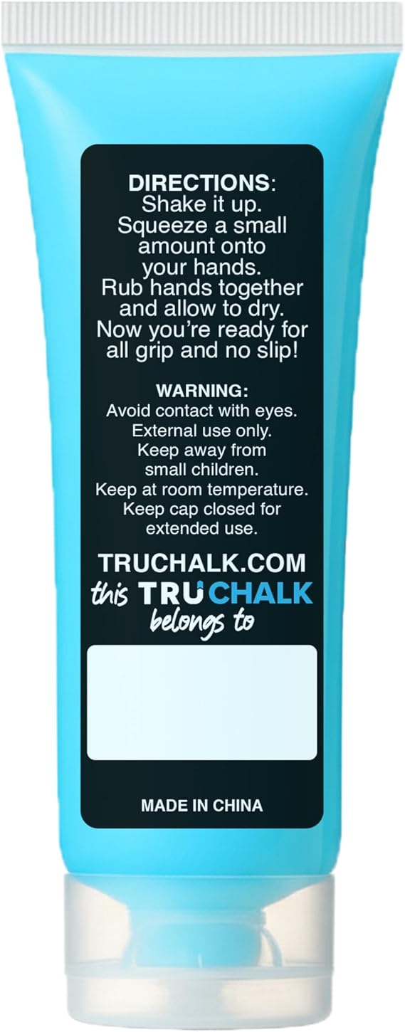 GhostChalk by TruChalk 100ml Bottle All Grip No Slip Clear Liquid Chalk for Obstacles, Gymnastics, Rock Climbing, Crossfit, and Weightlifting. Sweat Resistant and Long-Lasting Grip Strength.