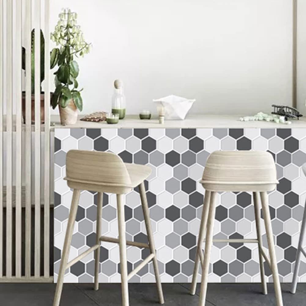Piastrelle autoadesive da parete per cucina, bagno, mosaico, decorazione da parete, 10 pezzi