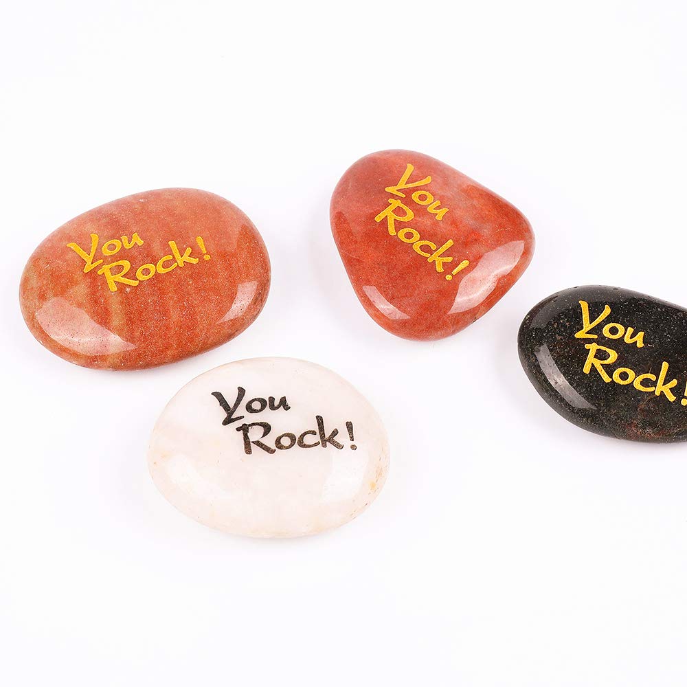 Orbansa Rocks Rock Of Love Nuanchu Inspirational Stones Gift Set - 12 Handmade ...