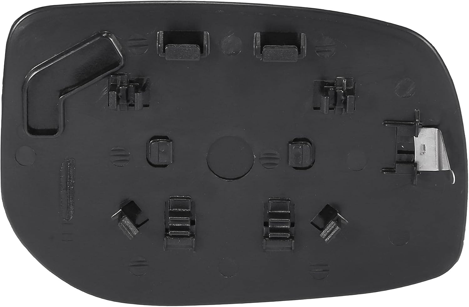 X AUTOHAUX Car Rearview Left Side Non-Heated Mirror Glass with Backing Plate 879090D210 for Toyota Yaris 2006-2012