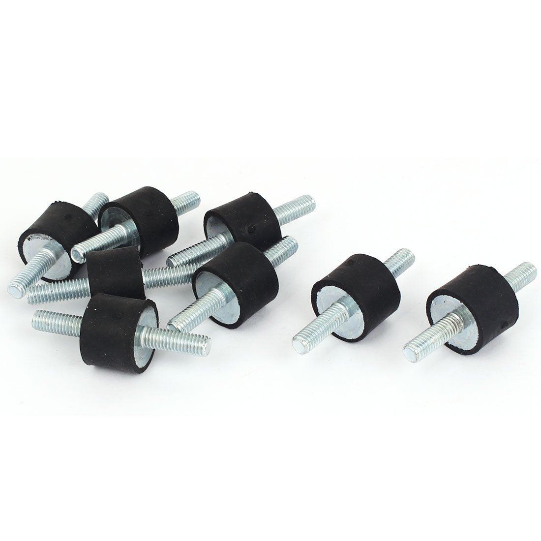 uxcell M6 Thread 20x15mm Rubber Shock Absorber Vibration Isolator Mounts (Pack of 8)