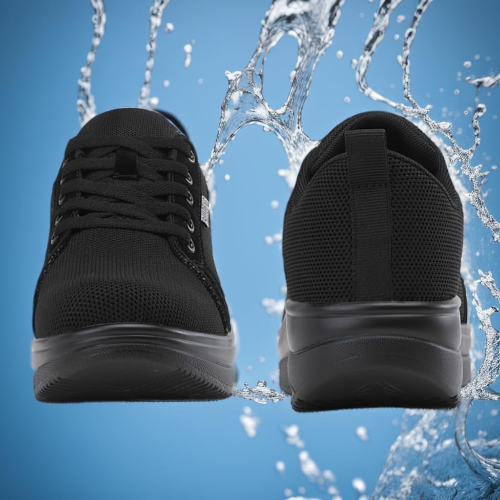 Walking Shoes for Women Air Cushion Nurse Slip Resistant Work Sock Sneakers Food Service Platform Comfortable Weight Light - Image 5