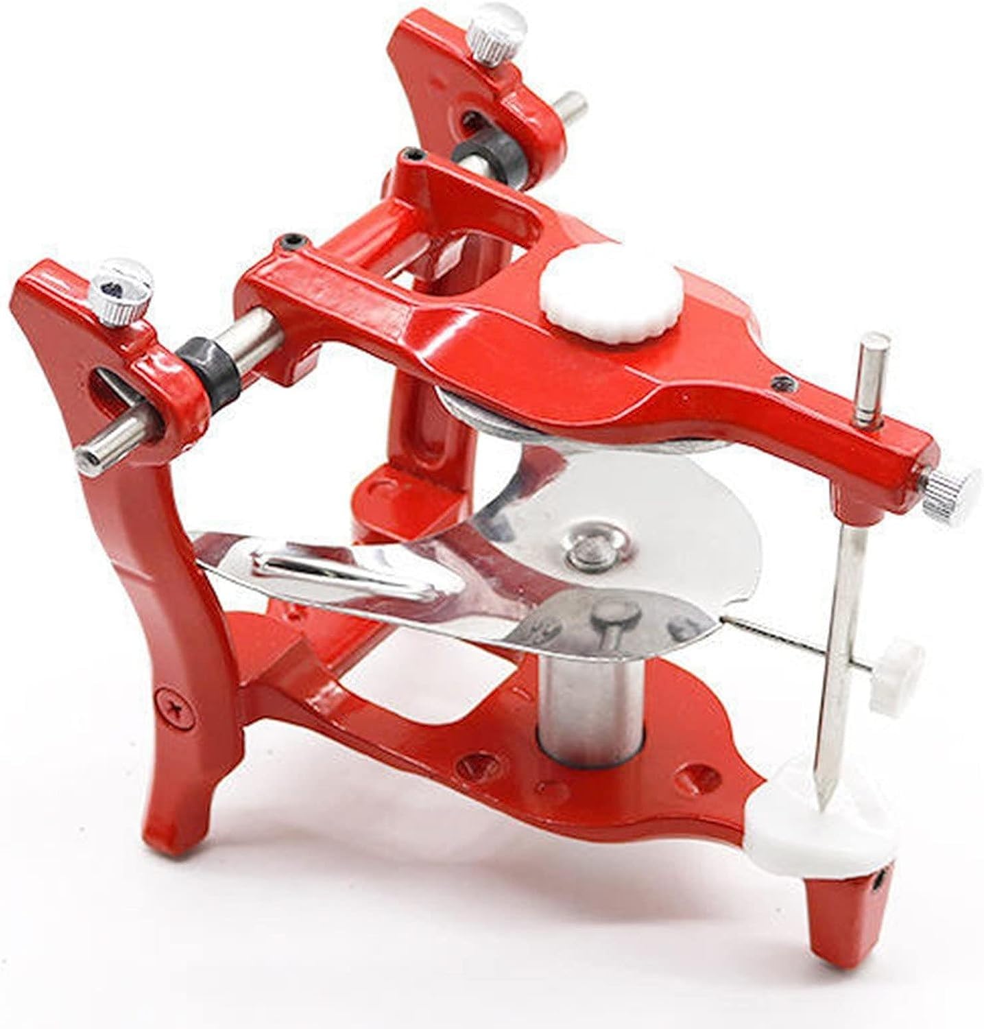 Articolatore Regolabile per Uso articolatore, articolatore Meccanico Regolabile, ganascia per Protesi dentaria Regolabile per odontotecnico, Strumenti per Attrezzature di Laboratorio