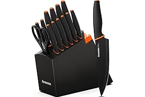 Astercook Knife Set: Precision Cutting with Built-in Sharpener