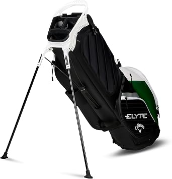 Callaway Golf ELYTE Staff Stand Bag, White/Black/Green