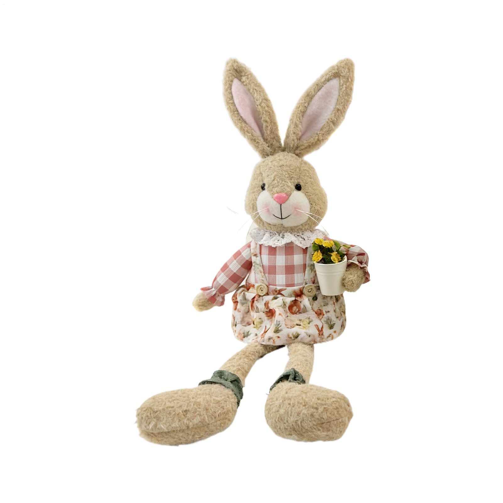 Peluche lapin pour décoration de Pâques, finis les décors tristes