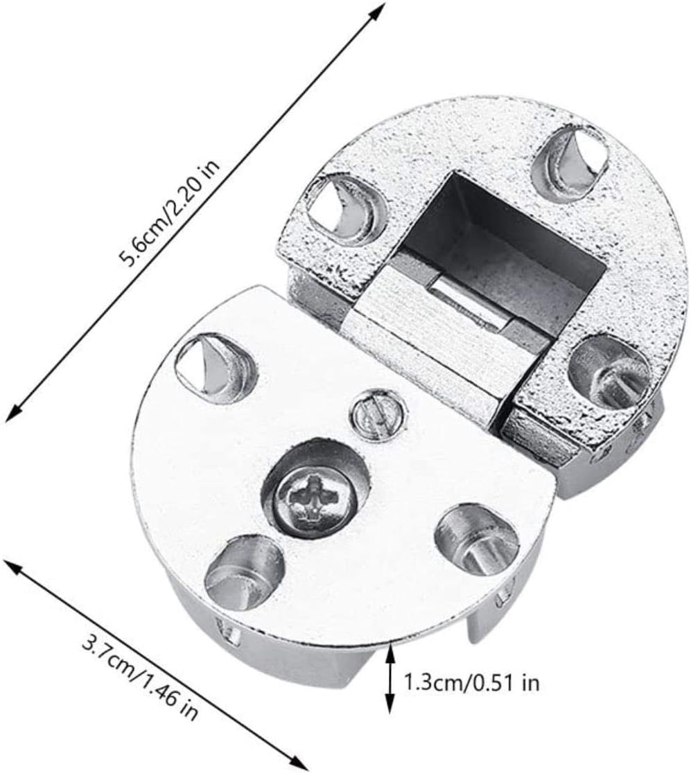 2Pcs 90 Degree Zinc Alloy Door Flap Hinges Kitchen Bedroom Cupboard Cabinet Furniture Hardware Easy to Install - Image 4