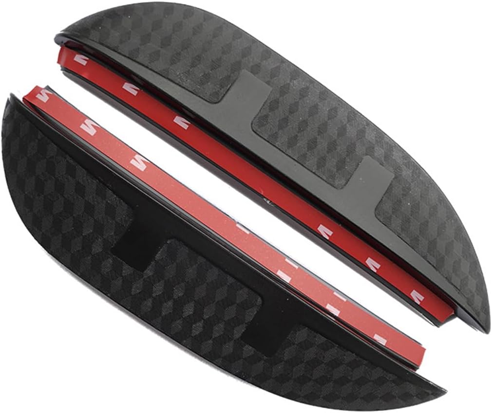Rear View Mirror Rain Eyebrow,Compatible with Audi S3 S4 S5 S6 S7 S8 SQ2 SQ5 SQ7 SQ8,Car Side Wing Mirror Cap decorative accessories,A-Carbon fiber