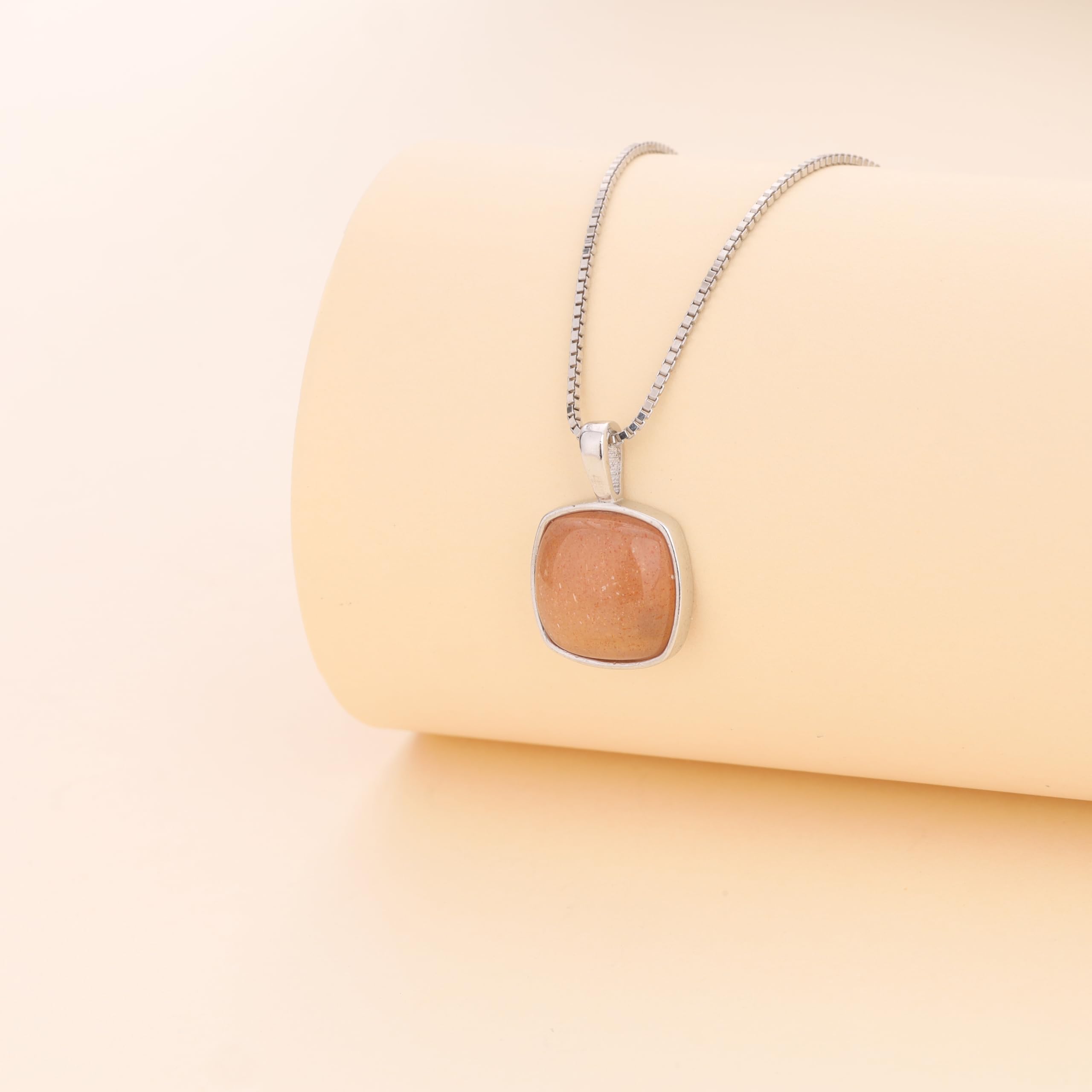 COAI Collana da Donna in Argento Sterling 925 con Ciondolo in Pietre Naturali Semipreziose