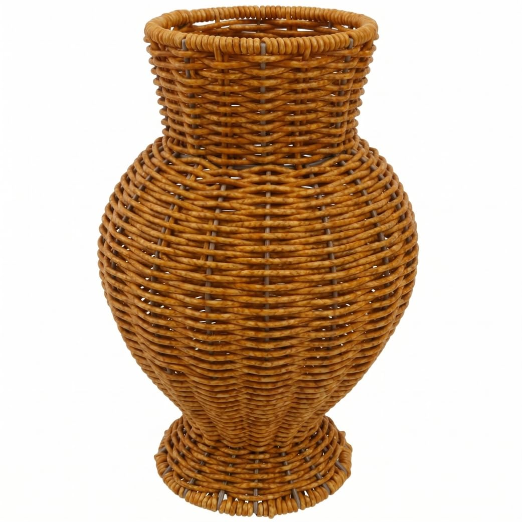 Vase tissé en rotin pour sublimer la décoration du salon
