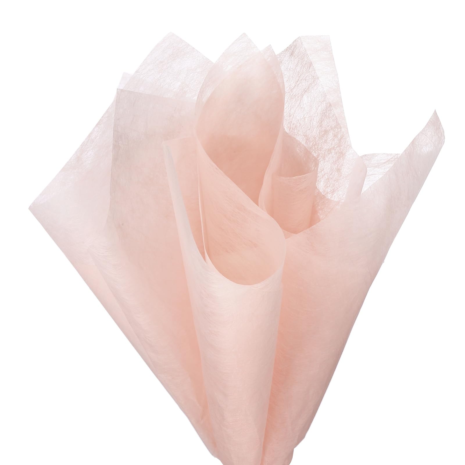Muiltvoe 152Sheets Flower Wrapping Paper, 11.8"x11.8" Cotton Wrapping Flower Tissue Paper Floral Bouquet Wraps for Florist Packaging Arrangement Supplies Gift Packaging, Coral