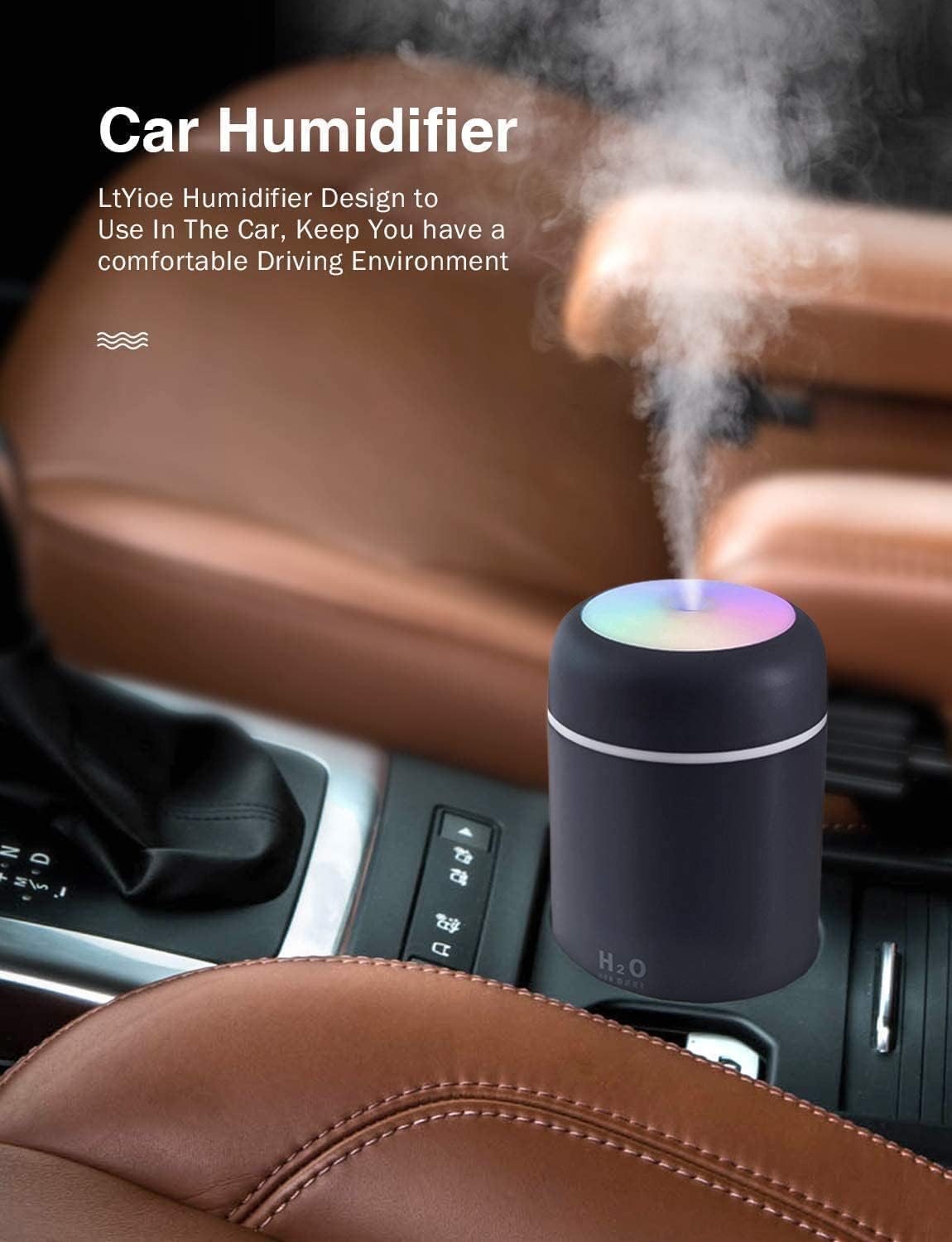 Colorful Humidifier & Aroma Diffuser - Relaxing Mist & Light -5