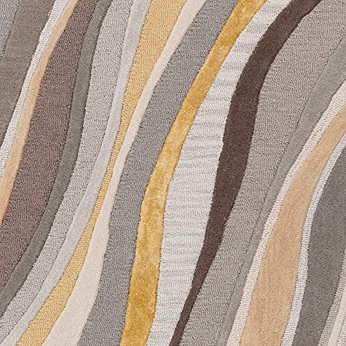Image of Export Quality Handtufted Woolen Carpet for Living Room Bedroom & Hall - Color - Multi - Size - 5 x 8 Feet