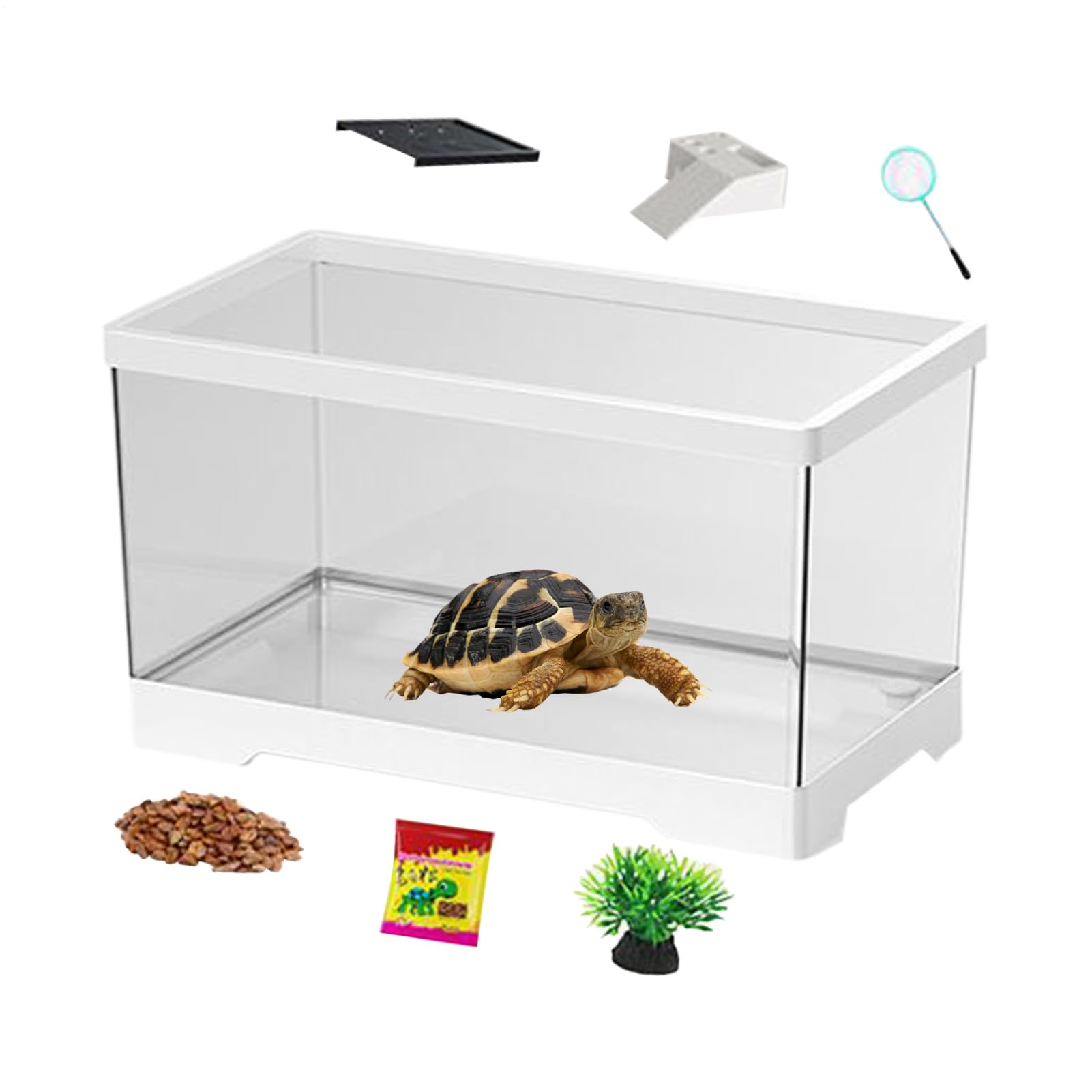 Kit aquarium pour tortues évitant les fuites des grenouilles