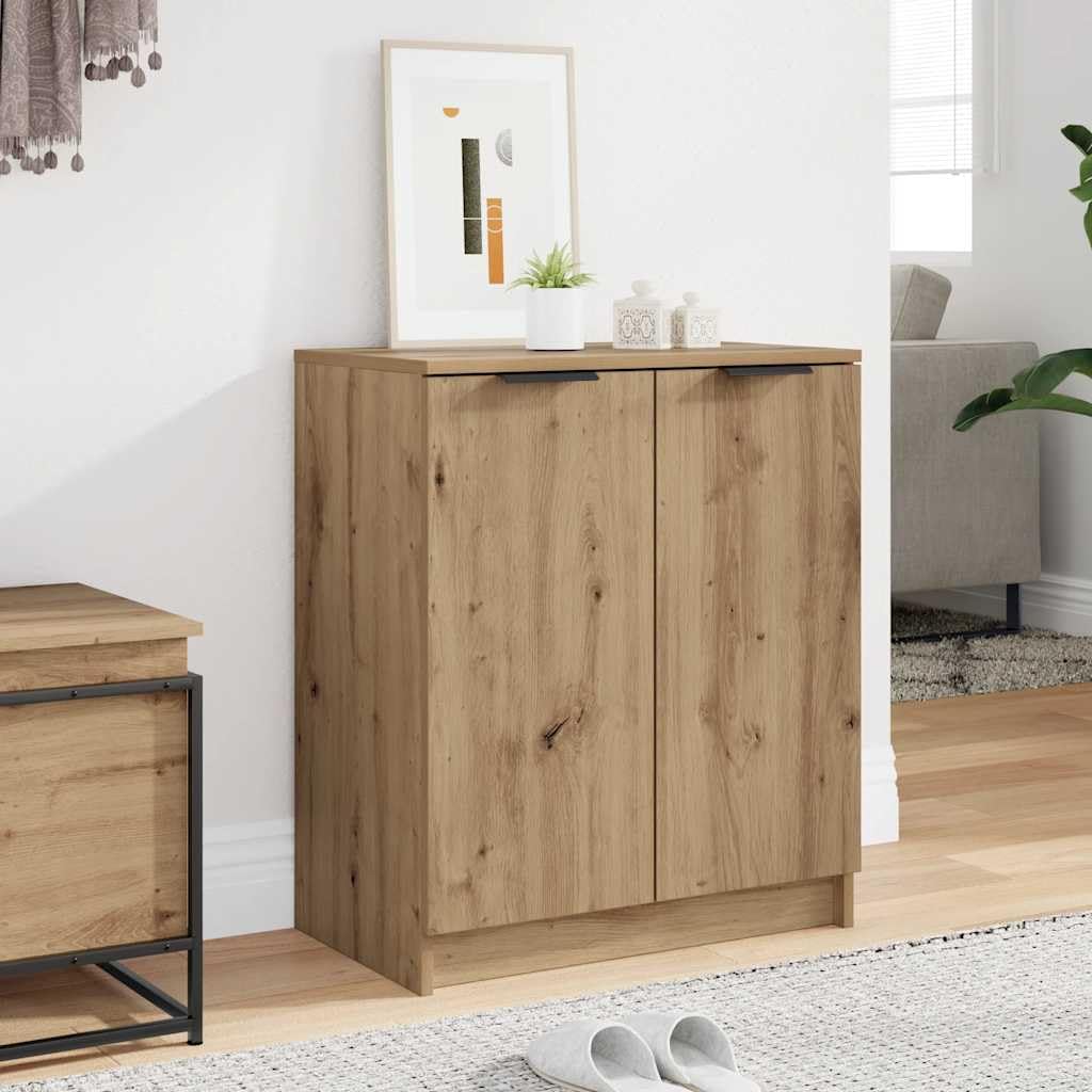 vidaXL Armoire à Chaussures chêne Artisanal Bois d'ingénierie
