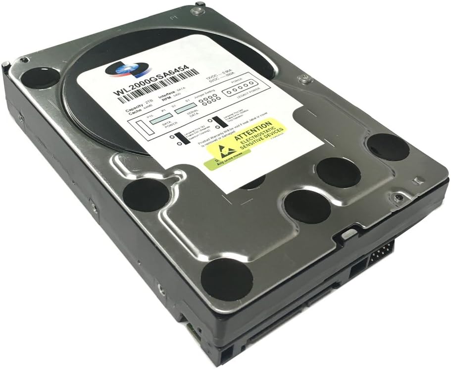 WL 2TB 64MB Cache 5400RPM SATA 6gbps 3.5in Internal Hard Drive