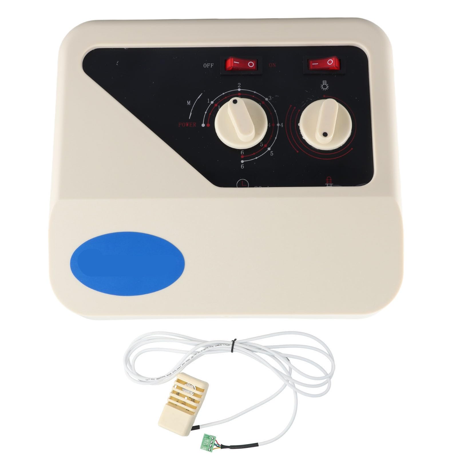 Contrôleur de Poêle de Sauna Contrôle Efficace de la Température pour Poêle de Sauna 3 à 9 KW 220 V, Conception Résistante aux éclaboussures, Installation Facile, pour Un Maintien Uniforme